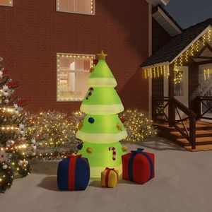 Kerstboom met LED&#39;s opblaasbaar 240 cm