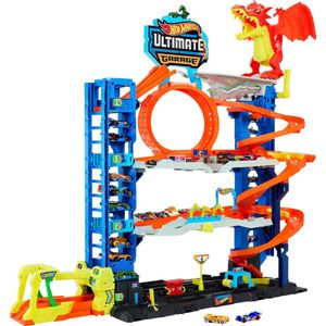 Hot Wheels - City Ultieme Garage Speelset - Met 2 metalen auto's