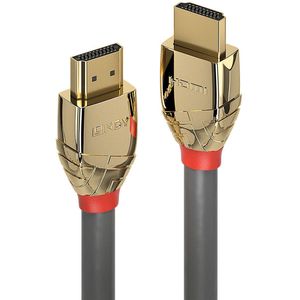 HDMI Cable LINDY 37863 3 m Grey Golden