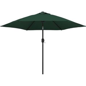 VidaXL Kantelbare Parasol met LED 3m - Groen