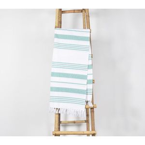 Yarn-dyed Mint Hammam Towel