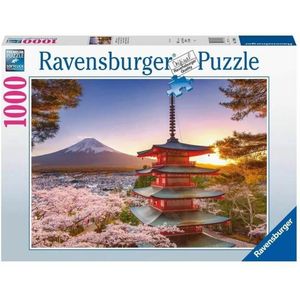 Kersenbloesem bij De Fuji Berg (1000 Stukjes) - Ravensburger Puzzels