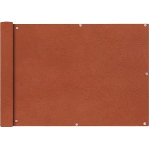 VidaXL Balkonscherm Oxford Textiel 75x600 cm Terracotta 