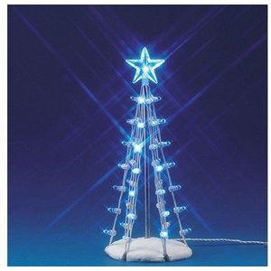 LEMAX - Lighted silhouette tree (blue) m