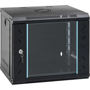 Netwerkkast wandgemonteerd 9U 19&#34; IP20 53x40x45 cm