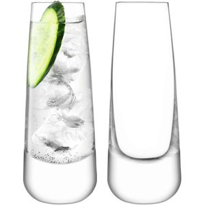 L.S.A. - Bar Culture Longdrinkglas 310 ml Set van 2 Stuks - Transparant / Glas