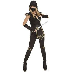 Kostuums voor Volwassenen My Other Me Ninja Zwart (5 Onderdelen) Maat S