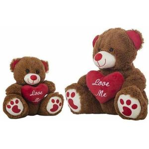 Knuffel Amour Beer Hart 28 cm