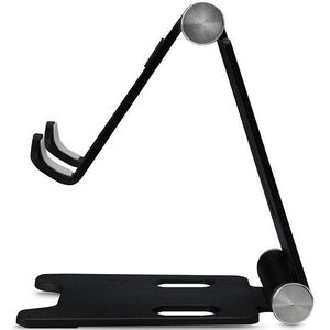 Mobilize Foldable Aluminium Phone Holder Black