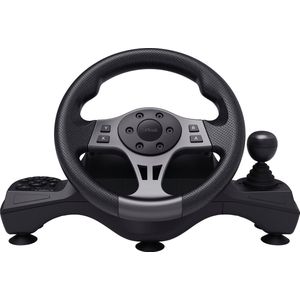 Trust GXT 289 Movi - Gaming Stuurwiel en Pedalen - Gaming Race stuur- Geschikt voor PS4, Xbox One, PC & Nintendo Switch