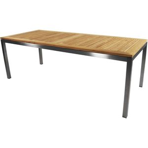 Tuintafel Marmaris RVS 220x90 cm