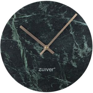 wandklok Clock Marble Time Green groen