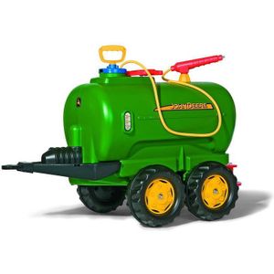 Rolly Toys Dubbelassige Aanhanger Giertank Met Pomp John Deere