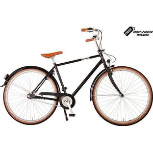 Volare Lifestyle Jongensfiets - Tiener - 51 cm - lage zadelstand - Zwart - 3 versnellingen