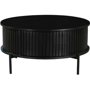 Mangoe Salontafel Madison Black | 80 cm | Rond