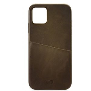 Senza Desire Leather Cover with Card Slot Apple iPhone 11 Pro Max Burned Olive