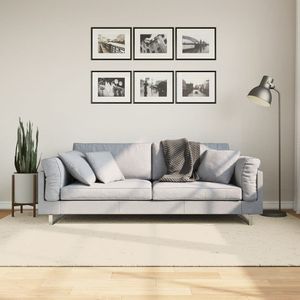 vidaXL-Vloerkleed-ISTAN-hoogpolig-glanzend-160x230-cm-crèmekleurig