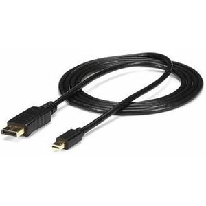DisplayPort Mini naar DisplayPort Kabel Startech MDP2DPMM6  (1,8 m) Zwart