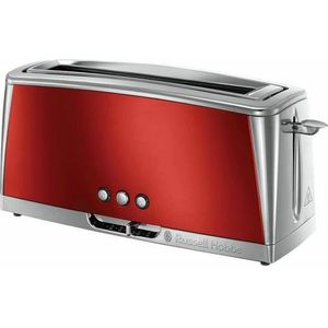 Russell Hobbs 23250-56 Luna Solar Red Long Slot - Broodrooster - Rood
