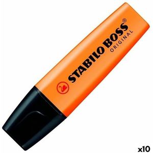 Fluoriscerende Markeerstift Stabilo Boss Oranje 10 Onderdelen (10 Stuks)