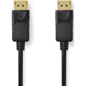 DisplayPort 1.2-Kabel | DisplayPort Male - DisplayPort Male | 2,0 m | Zwart Nedis