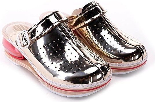Klompen Dames - Werkschoenen - Luchtondersteunend - Goud - Maat 37