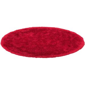 CIDE - Shaggy vloerkleed - Rood - 140 cm - Polyester