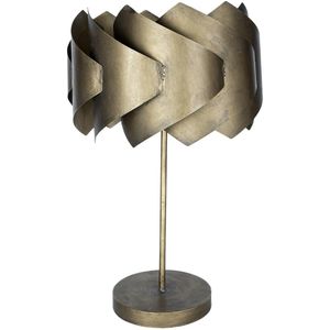 PTMD Arix Tafellamp - 37 x 37 x 61 cm - Metaal - Goud