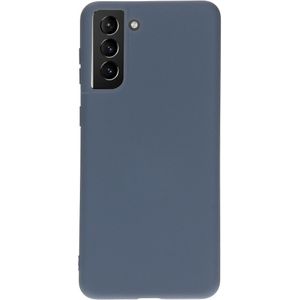 Mobiparts Silicone Cover Samsung Galaxy S21 Plus Royal Grey