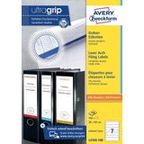 Avery Zweckformft L4760-100 ordnerrugetiketten ft 192 x 38 mm (b x h), 700 etiketten, wit