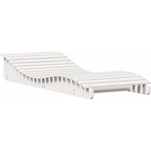 vidaXL - Ligbed - 205x80x31,5 - cm - massief - grenenhout - wit