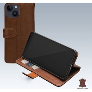 Mobilize Leather Wallet Apple iPhone 14 Brown