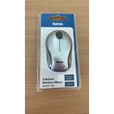Hama Optische Minimuis 3-knops Draadloze Muis AMW-150 zilver