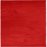 vidaXL - Vloerkleed - OVIEDO - laagpolig - 200x200 - cm - rood