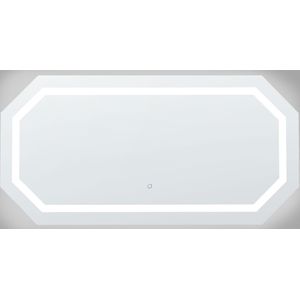 Beliani LOCMARIAQUER - LED-spiegel - Zilver - Glas