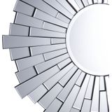 VIRE - Wandspiegel - Zilver - MDF