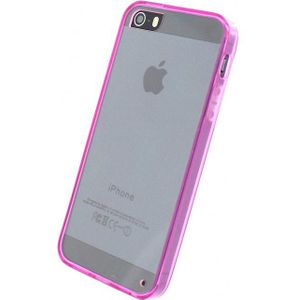 Xccess TPU/PC Case Apple iPhone 5/5S/SE Transparent/Pink