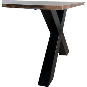 Eettafel Mats 200 cm - x poot - Boomstamblad