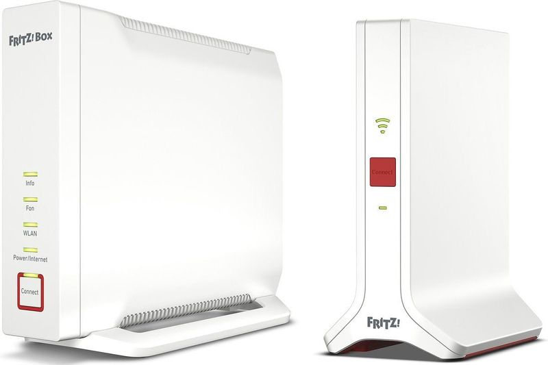 AVM FRITZ!Mesh Set 4060 + 3000 AX - Mesh WiFi - Triband - WiFi 6 - 6000Mbps - 2-pack