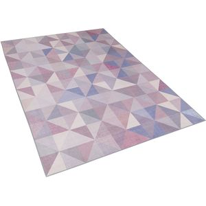 KARTEPE - Laagpolig vloerkleed - Multicolor - 80 x 150 cm - Polyester