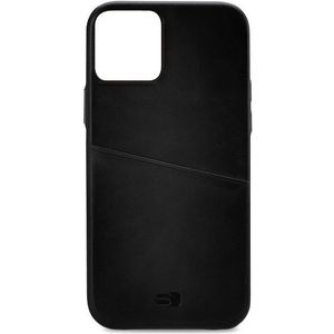 Senza Pure Leather Cover with Card Slot Apple iPhone 13 Mini Deep Black