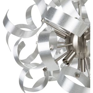 Beliani ICANA - Hanglamp - Zilver - Aluminium