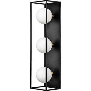 LEDVANCE DECOR Vierkante badkamer wandlamp IP44, zwart, G9