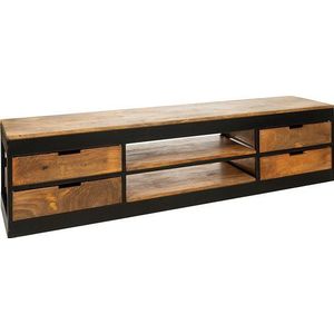 Rootsmann Tv-meubel 181 CM Industrieel | Metaal & Hout Bruin