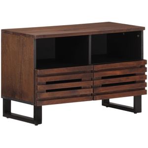 Tv-meubel 70x34x46 cm massief mangohout bruin