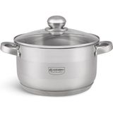 Edënbërg EB-3006 Classic Line - Kookpan met Deksel - RVS - Ø 22 cm