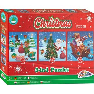 Grafix Kerst 3-in-1 Puzzel