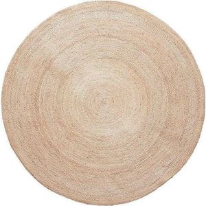 HÜBSCH INTERIOR - Rond jute vloerkleed, naturel - Ø150cm