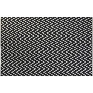 Tapijt DKD Home Decor Zig-zag Tweekleurig Stads (120 x 180 x 1 cm)