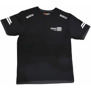 Uniseks T-Shirt met Korte Mouwen Sparco Koma Tools 02416nrgs Maat L